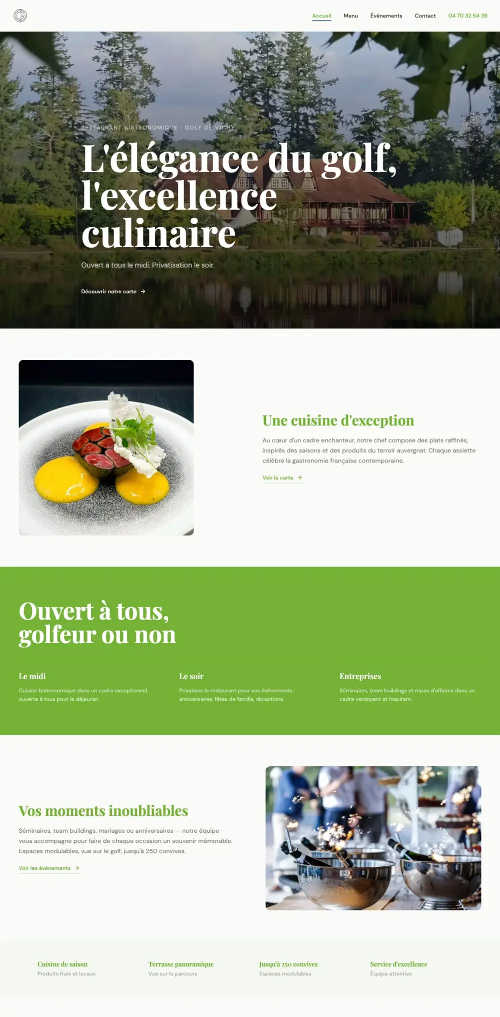 Aperçu du site Le Green
